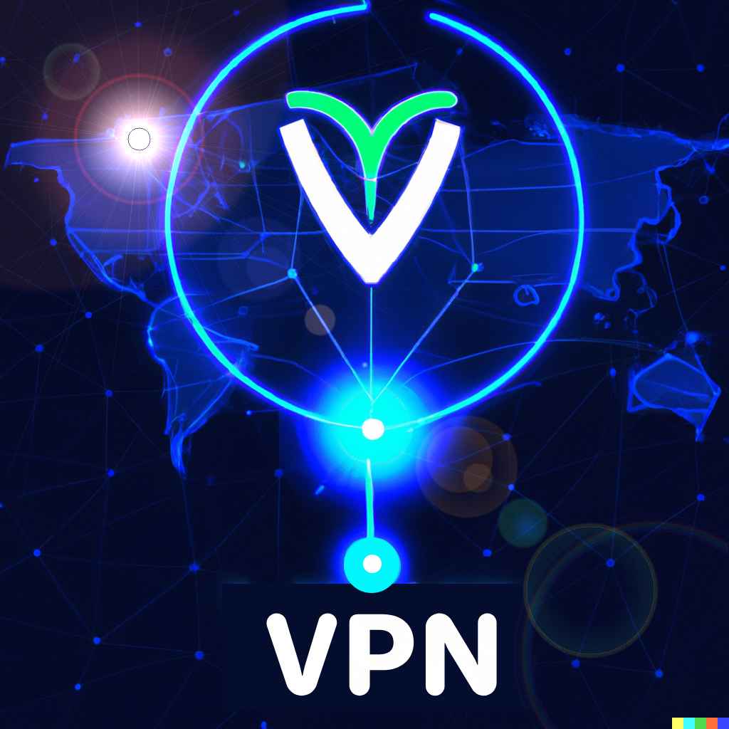 Virtual Private Networks (VPN) ziehen eine Schutz- und Anonymisierungs-Schicht zwischen Internetnutzer und Server ein. Visualisierung: Dall-E