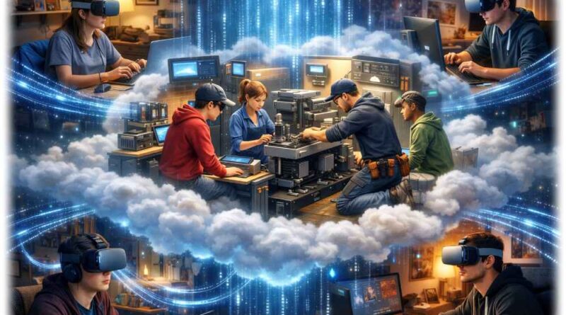 In die virtuelle Lehrwerkstatt schicken die Chipwerk-Lehrlinge nur noch ihre Avatare. Visualisierung: KI ChatGPT, Prompt: Heiko Weckbrodt