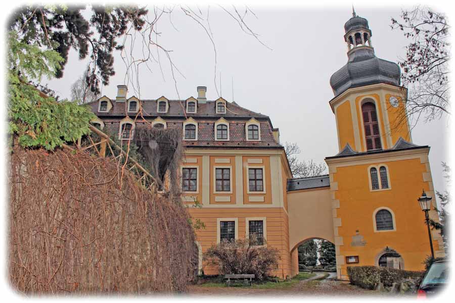 Schloss Zuschendorf bei Pirna. Foto: Peter Weckbrodt