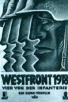 Werbeplakat für "Westfront 1918" (Nerofilm)