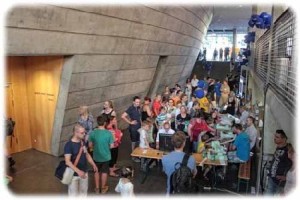 Gut besucht: Das TU-Hörsaalzentrum an der Bergstraße. Foto: hw