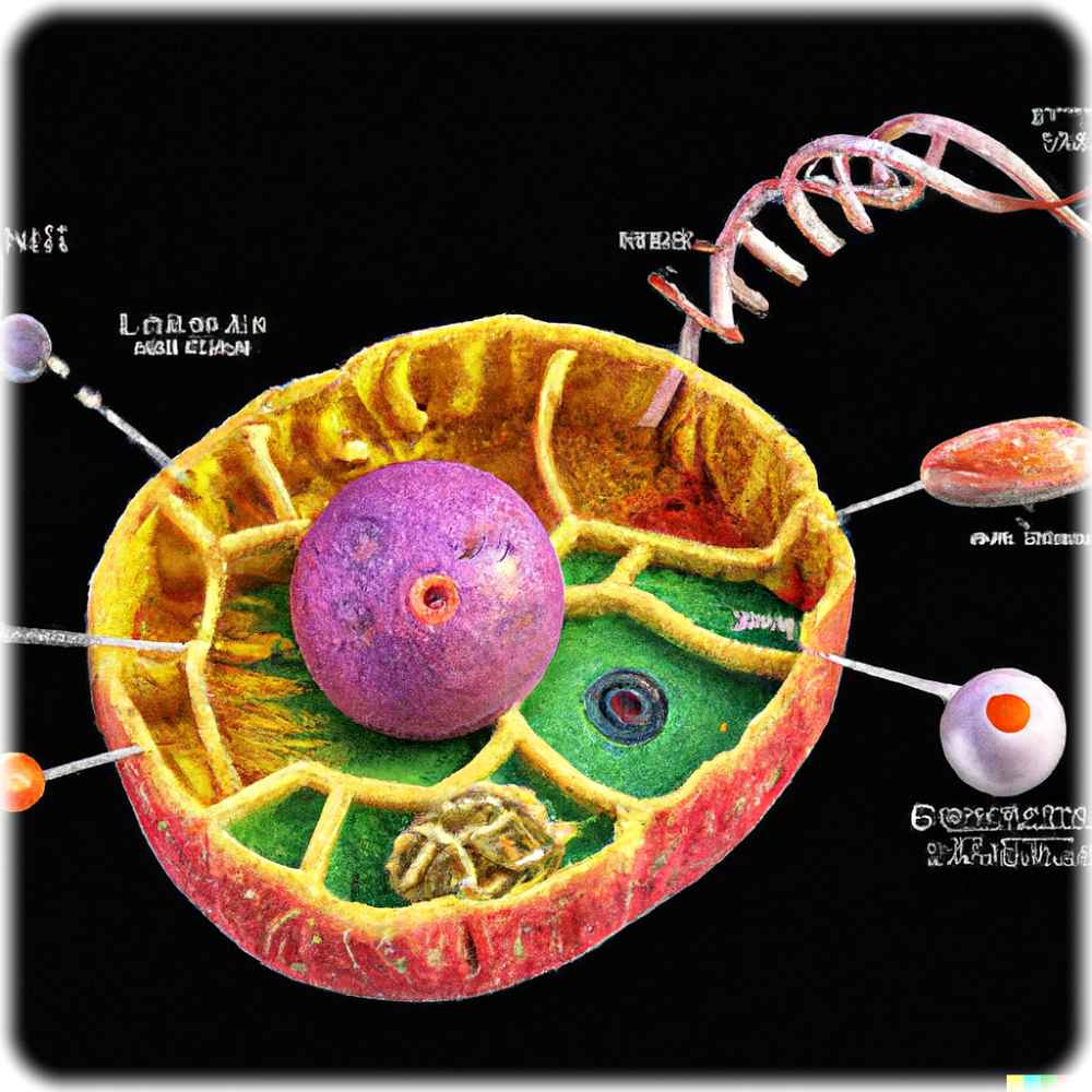 Biologische Zellen zu züchten, künstliche Organe zu produzieren das andere. Visualisierung: Dall-E