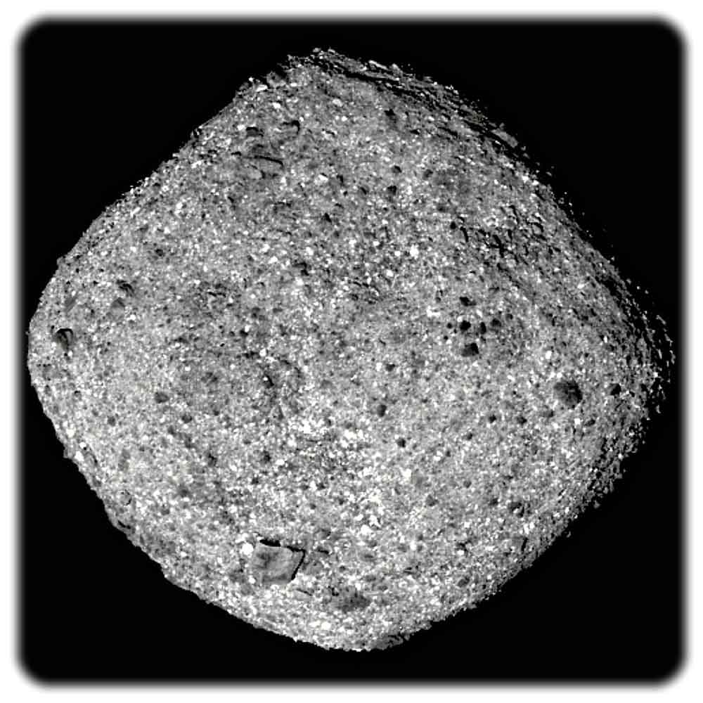 Diese Aufnahme von Bennu hat das Osiris-Raumschiff bei der Annäherung an den Asteroiden gemacht. Foto: NASA/Goddard/University of Arizona