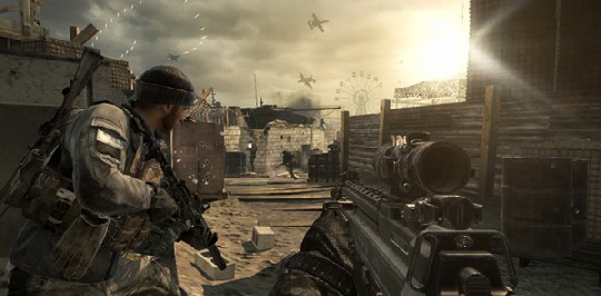 Schicke Optik: "Call of Duty Ghosts" macht grafiktechnisch schwer was her. Abb.: Activision