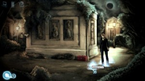 Erika im Projektionsmodus: Die leuchtenden Spuren sollte sie man mental untersuchen. Abb.: BSF