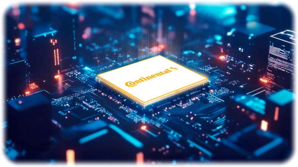 Continental gründet eine eigene Chipsparte mit dem Namen „Advanced Electronics & Semiconductor Solutions“ (AESS). Visualisierung: Continental