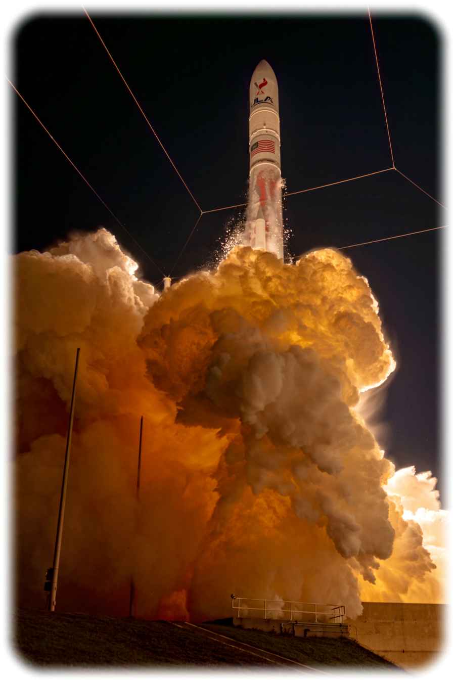 Das Astrobotic-Mondlandgerät Peregrine mit der DHL-Fracht ist mit einer Vulcan-Rakete von Florida aus ins All gestartet. Foto: United Launch Alliance