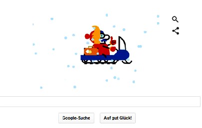 Googlers Weihnachts-Doodle ist diesmal eine animierte Weltreise. Abb.: BSF