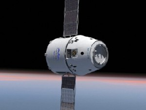 Das private Dragon-Raumschiff soll im Februar 2012 zur ISS starten. Abb.: SpaceX