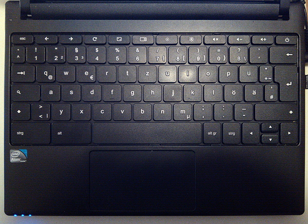 Da fehlen doch ein paar Tasten? - Die Tastatur des Chromebook.
