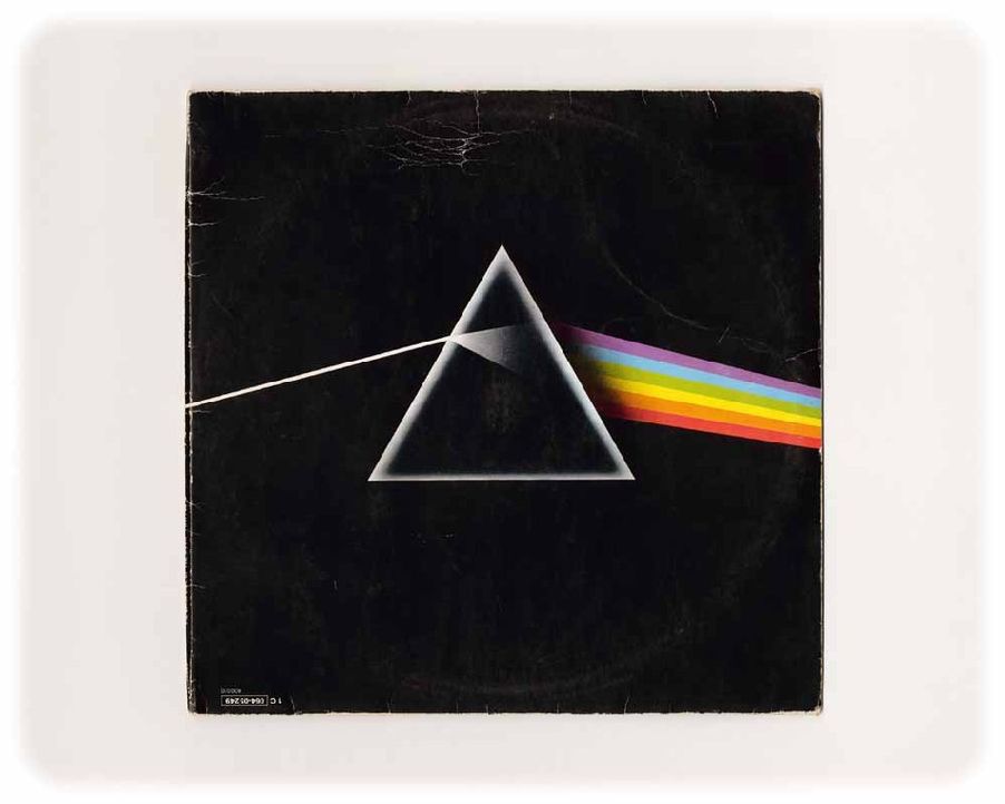 Das 42 Jahre alte Album von Pink Floyd zeigte bereits ein Motiv, das uns in jüngster Vergangenheit als "Prism"-Schnüffelprogramm der NSA wieder bewegte. Foto Felix Hüffelmann, The Dark Side of the Moon, www.guteaussichten.org
