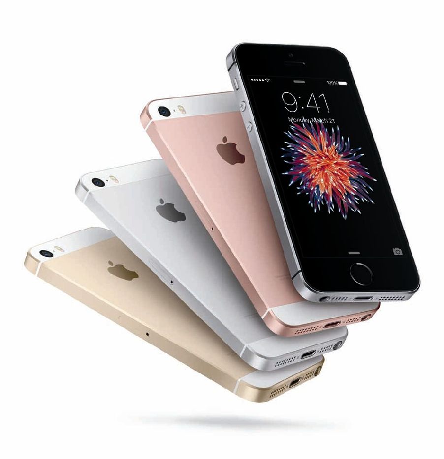 Das "kleine" iPhone SE soll ab Ende März 2016 in mehreren Metallic-Designs inklusive Roségold verfügbar sein. Foto: Apple