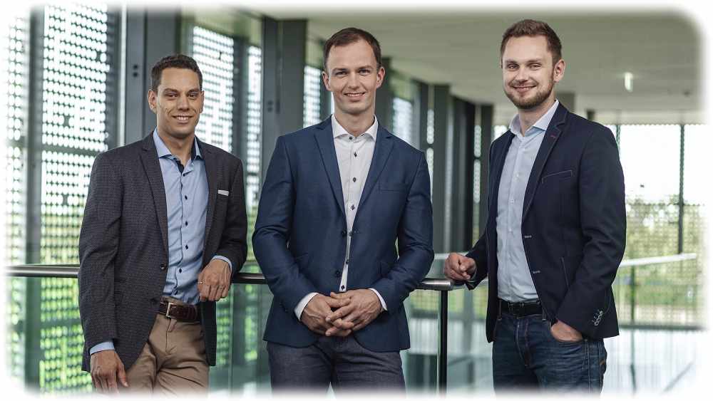 Dr. Tobias Ott (links), Dr. Marco Schossig und Benjamin Buchbach gründeten "Infrasolid" im Mai 2017. Foto: Infrasolid