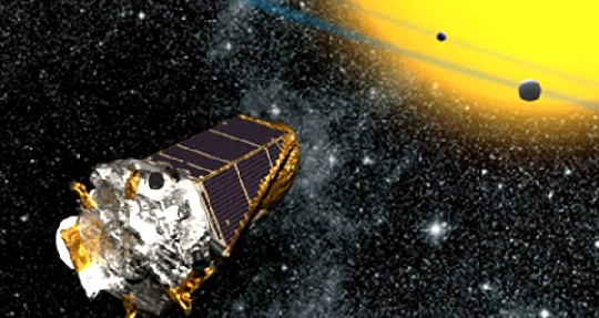 Kaputt: Das Weltraumteleskop Kepler kann nicht mehr nach Exoplaneten suchen. Visualisierung: NASA