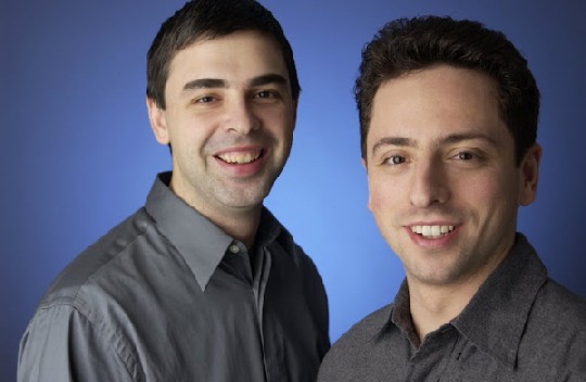 Montessouric-Schüler: Die Google-Gründer Larry Page (l.) und Sergej Brin. Abb.: Google