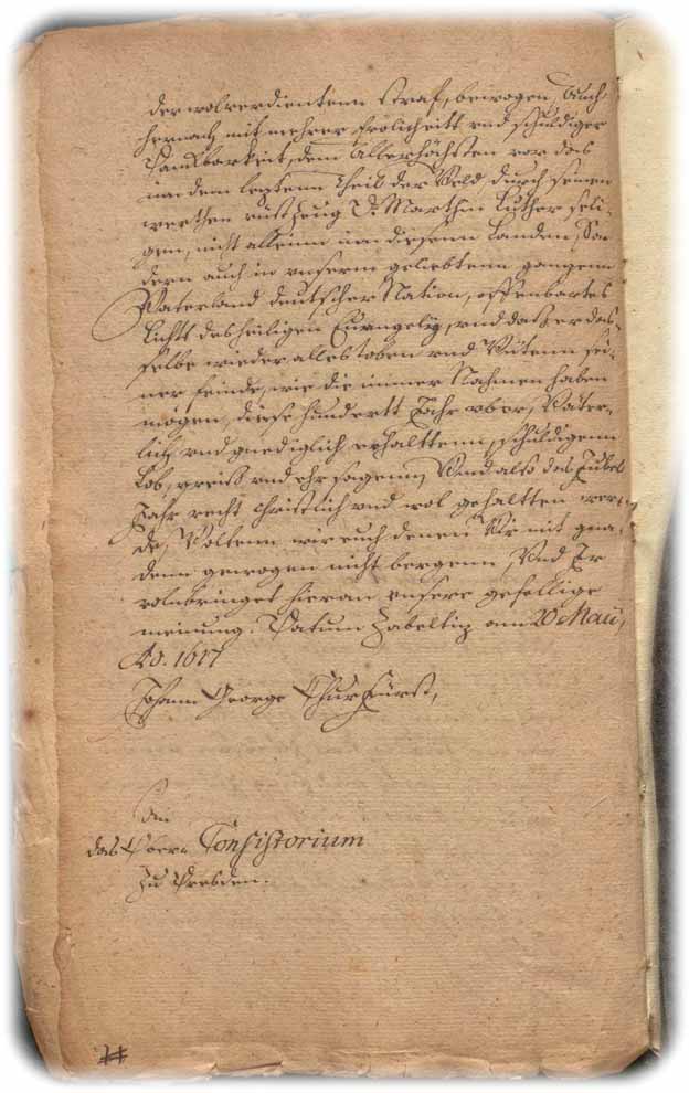 Die Dokumente aus dem Sächsischen Hauptstaatsarchiv belegen die kurfürstlichen Verfügungen übner die Reformationsfeiern in Sachsen. Repro: Sächs. HStA