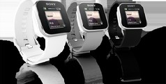 Sony brachte als erster eine echte Smartwatch mit OLED-Bildschirm, Anruf- und E-Mail-Anzeige auf den Markt Abb.: Sony