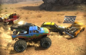 Gaspedal schön durchgedrückt: "Insane" steht für fetzige Offroad-Rennen. Abb.: Peter Games