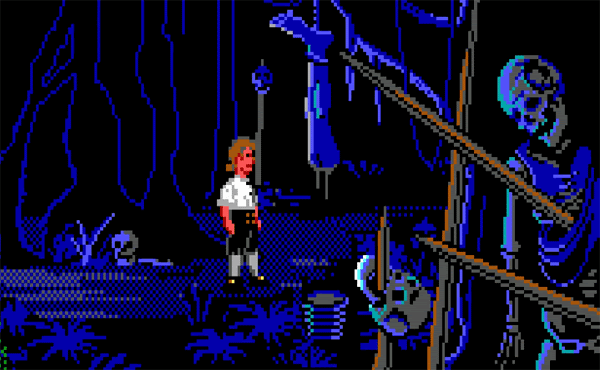 Szene aus "Monkey Island"- Bildschirmfoto: VGHF