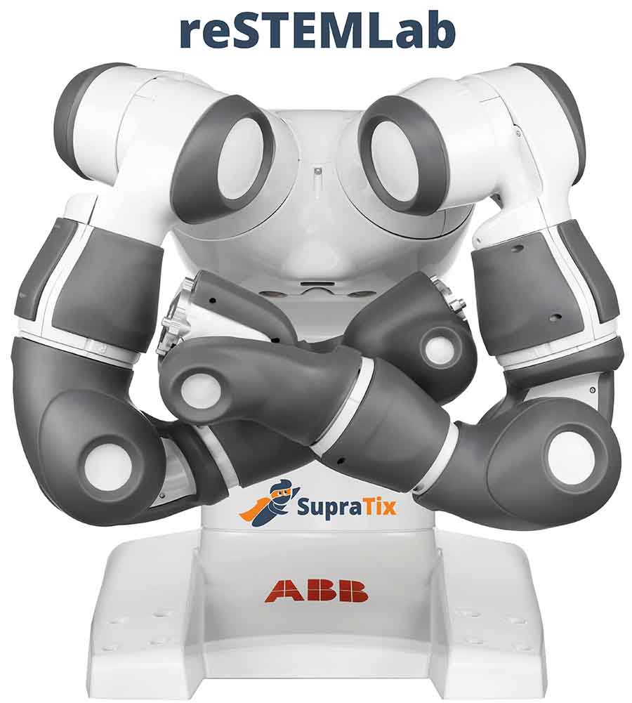 ABB-Roboter sollen die Experimente ausführen, die die Nutzer bei der Supratix-Cloud in Auftrag geben. Abb.: supratix
